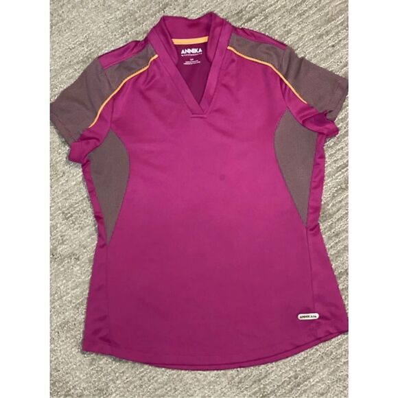 ANNIKA CUTTER & BUCK GOLF SHIRT ADULT WOMEN'S Size Small Pink (A4) - Picture 1 of 8